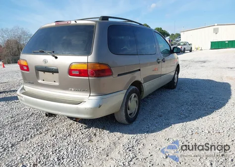 1999 Toyota Sienna Xle из США, поврежденный, VIN 4T3ZF13C2XU153826
